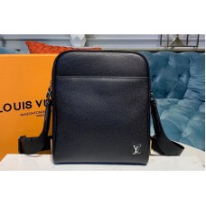 Louis Vuitton M30265 LV Alex Messenger BB Bags Black Taiga leather