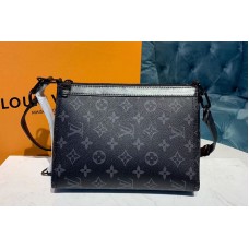 Louis Vuitton M54330 Triangle Shaped Shoulder Bags Monogram Eclipse Canvas