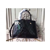 Louis Vuitton M50170 Monogram Vernis Montaigne BB Bags Black