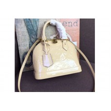 Louis Vuitton M91606 LV Monogram Vernis Alma BB Bags Beige