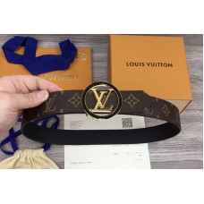 Louis Vuitton M0315U LV All Around 35mm reversible belt in Black/Monogram