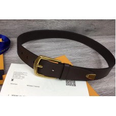 Louis Vuitton M9082 35mm belt Brown