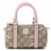 Gucci Supreme Canvas Top Handle Bag Pink