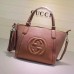 Gucci Soho Leather Top Handle Bag 369176 Apricot