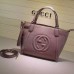 Gucci Soho Leather Top Handle Bag 369176 Pink