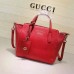 Gucci swing mini leather top handle bag 368827 Red