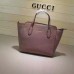 Gucci swing mini leather top handle bag 368827 Pink