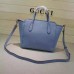 Gucci swing mini leather top handle bag 368827 Blue