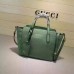 Gucci swing mini leather top handle bag 368827 Green