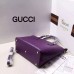 Gucci Signature leather tote 432124 purple