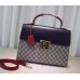 Gucci Padlock GG Supreme Top Handle Bag 432674 DARK BLUE