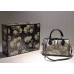 Gucci Small blooms GG supreme top handle bag 409529 Green