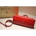 Gucci Bamboo Daily leather top handle bag 392013 Red