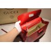 Gucci Bamboo Daily leather top handle bag 392013 Red