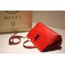 Gucci Bamboo Daily leather top handle bag 392013 Red