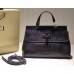 Gucci Bamboo Daily leather top handle bag 392013 Black