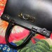 Gucci Zumi Smooth Leather Medium Top Handle Bag 564714 Black 2019