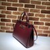 Gucci Zumi Smooth Leather Medium Top Handle Bag 564714 Burgundy 2019