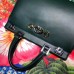 Gucci Zumi Smooth Leather Medium Top Handle Bag 564714 Green 2019