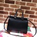 Gucci Zumi Smooth Leather Small Top Handle Bag 569712 Black 2019