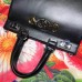 Gucci Zumi Smooth Leather Small Top Handle Bag 569712 Black 2019