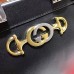 Gucci Zumi Smooth Leather Small Top Handle Bag 569712 Black 2019