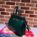 Gucci Zumi Smooth Leather Small Top Handle Bag 569712 Green 2019