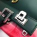 Gucci Zumi Smooth Leather Small Top Handle Bag 569712 Green 2019