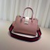 Gucci Bamboo Buckle With Pearl Top Handle Bag 453756 Pink 2017