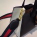 Gucci Bamboo Buckle With Pearl Top Handle Bag 453756 Black 2017