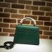 GUCCI PADLOCK SINATURE TOP HANDLE BAG 453188 GREEN 2017