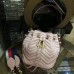 Gucci Sylvie Web Strap GG Marmont Chevron Quilted Leather Bucket Bag 476674 Pink 2017