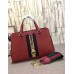 Gucci Sylvie leather top handle bag 453790 Red(KDL-722709)