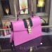 Gucci Sylvie leather top handle bag 431665 in pink leather