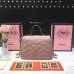 Gucci GG Marmont Small Top Handle Bag 498110 Dusty Pink ‎2018