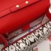 Gucci Ottilia Calfskin Leather Small Top Handle 488715 Red 2017