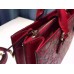 Gucci Arabesque canvas top handle bag red 409531