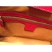 Gucci Arabesque canvas top handle bag red 409531