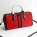 Gucci Ophidia Medium Top Handle Bag ‎524532 Red Suede 2018