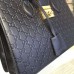 Gucci Padlock Gucci Signature top handle 428207 black