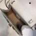 Gucci Sylvie Metal Animal Insects Studs Leather Top Handle Mini Bag 470270 White 2017