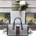 Gucci Ophidia Medium Top Handle Boston  Bag ‎524532 GG Supreme 2018