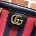 Gucci RE(BELLE) Suede Medium Top Handle Bag ‎516459 Red 2018