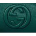 Gucci Soho leather clutch 336753 Green