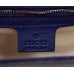 Gucci Soho leather clutch 336753 Dark Blue