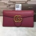 Gucci GG Marmont Continental Wallet 400586 Burgundy