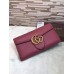 Gucci GG Marmont Continental Wallet 400586 Burgundy