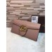 Gucci GG Marmont Continental Wallet 400586 Nude Pink