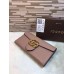 Gucci GG Marmont Continental Wallet 400586 Nude Pink