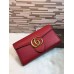 Gucci GG Marmont Continental Wallet 400586 Red